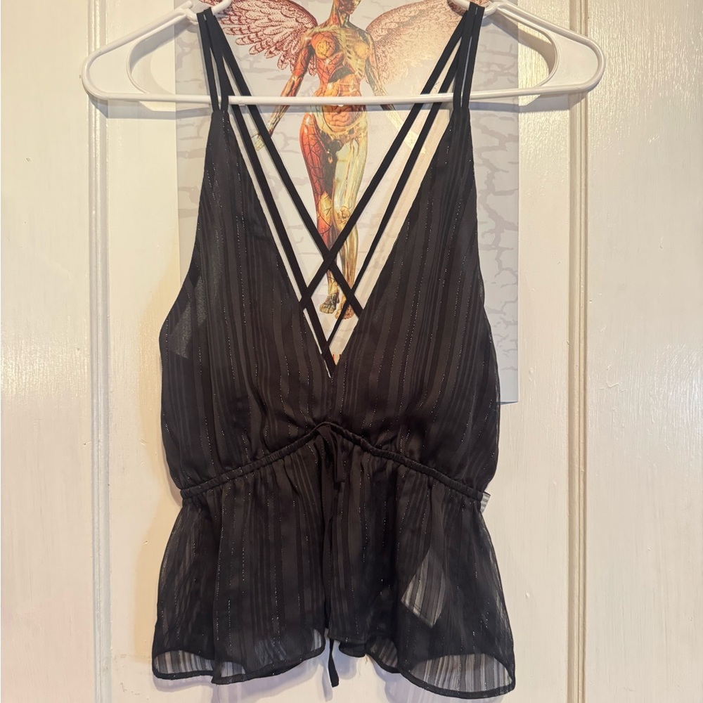 Express Black Strappy Camisole